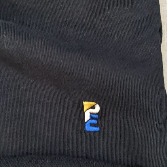 Penguin Crop, Roll Hem, Gold Trim, Heavy Hoodie - Picture 4 of 5